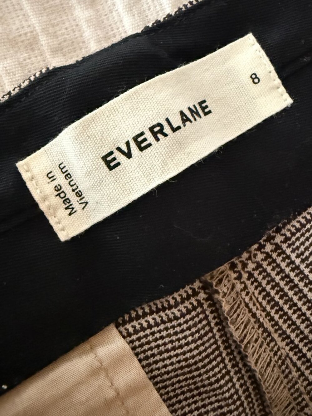 Everlane Straight-Leg Trouser in Tailor Twill (khaki) Size 8 - Picture 11 of 11